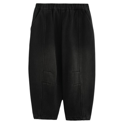 男童加绒牛仔裤冬装新款