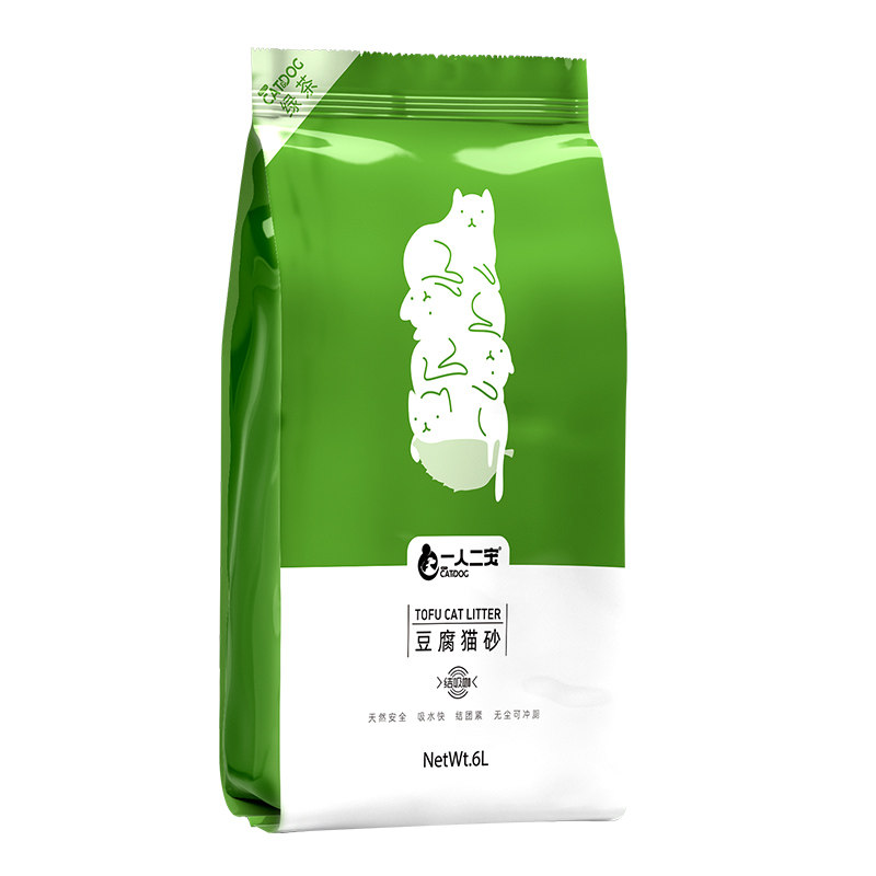 猫砂豆腐猫沙除臭无尘3包大袋装