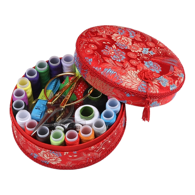 结婚陪嫁用针线盒工具一应俱全