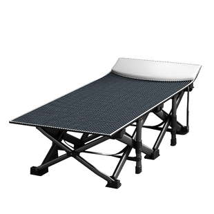 折叠床办公室午休床午睡床单人简易床沙滩床行军床躺椅加固陪护床