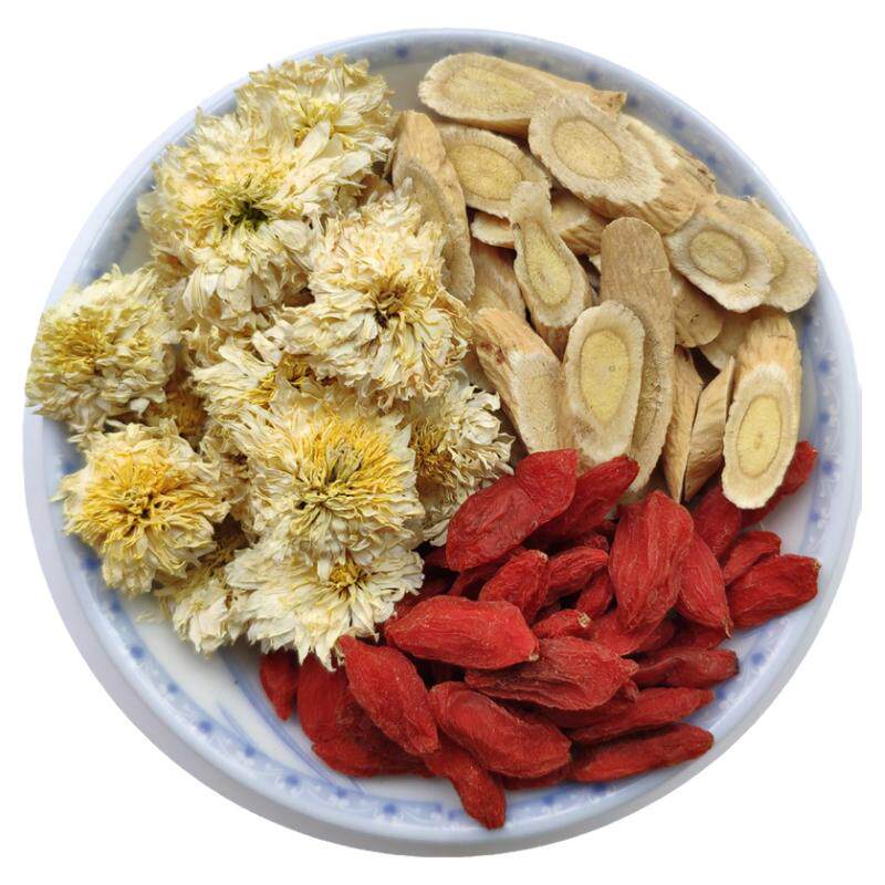 下火茶黄芪菊花枸杞泡水喝