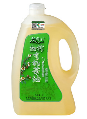 头道初榨0反龙虎山有机山茶油5L