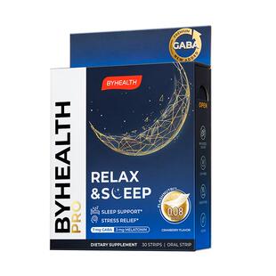 【自营】BYHEALTH闪睡片汤臣倍健褪黑素睡眠片GABA非软糖助眠舒压