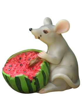 迷你老鼠小摆件微景观花盆装饰