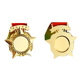 荣誉年会颁奖牌奖章年度优秀员工销冠功勋勋章定做周年纪念章定制
