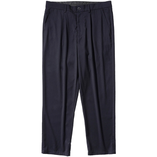 清仓夏季薄款中年男休闲裤宽松西裤中老年男装爸爸装长裤老爸裤子