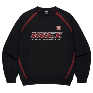 HDEX 25冬季新款字母撞色卫衣韩国代购