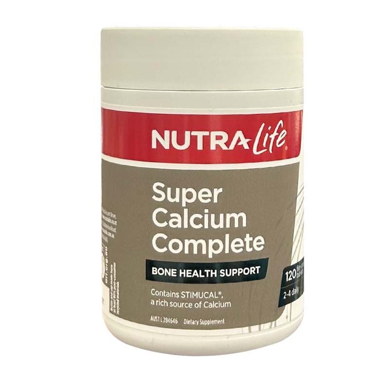 新西兰直邮NutraLife纽乐超级钙片高钙片青少年中老年补钙120粒