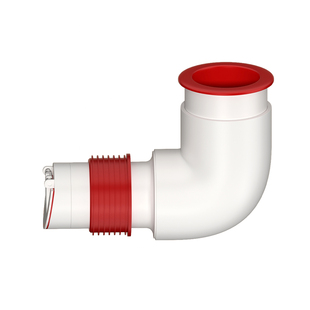 45度墙排三通专用下水管洗衣机接头密封塞止逆阀防臭神器排水管道