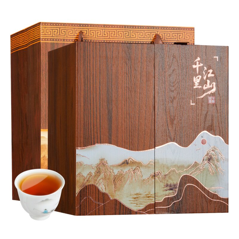 国风中秋节送礼爸爸的生日礼物实用送长辈茶叶熟茶普洱茶叶礼盒装