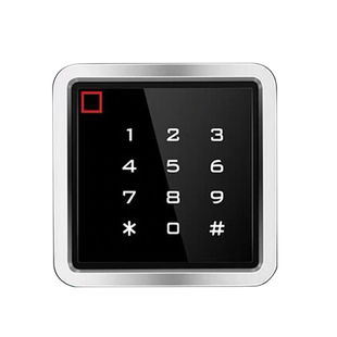 86底盒型密码刷卡门禁系统一体机按键触摸防水读卡器自动门门禁机