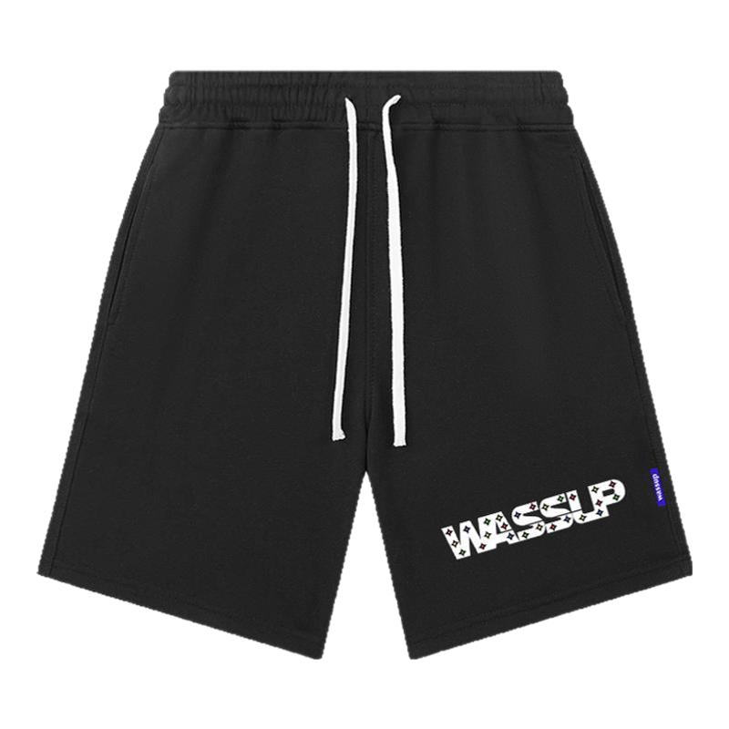 WASSUP休闲短裤男运动宽松夏季