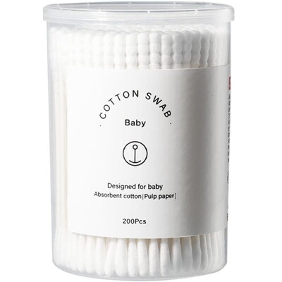 科巢宝宝专用超细螺旋头婴儿棉签