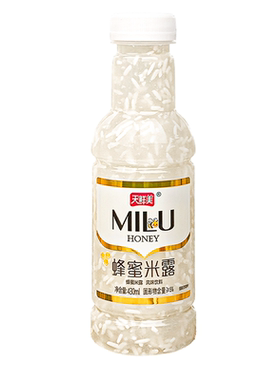 天鲜美0脂肪蜂蜜枸杞饮料果汁米露瓶装饮品饮料整箱批发430ml