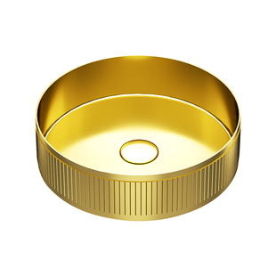 轻奢工业风不锈钢台上盆北欧圆形洗手盆家用酒店洗脸台盆浴室单盆