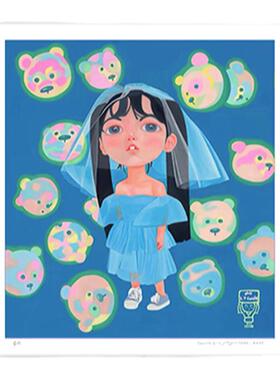 刘颖装饰画潮流卧室挂画