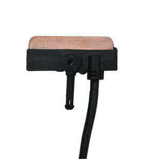 行车无接缝滑触线用集电器碳刷片加厚耐磨型加高刀头30A60A100A