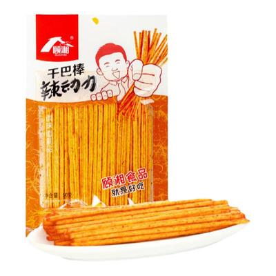 顾湘干巴棒辣条辣棒解馋耐吃零食
