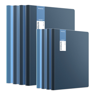 2026年新版笔记本本子高颜值加厚a5b5横线本胶套本学生用初中生专用考研高中生学习用品办公会议简约记事本