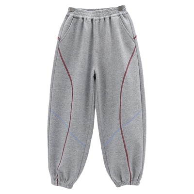 男童秋冬款裤子加绒厚2025