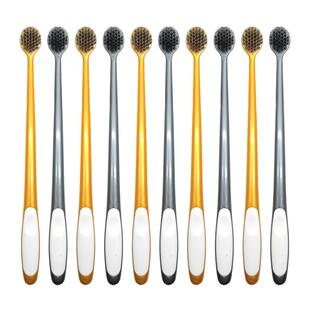 兴盛 银离子抗菌刷头软毛牙刷 10支装 实用圆刷头设计