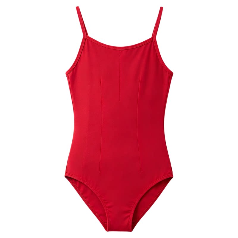 梵舒儿童艺考考级体服舞蹈服女吊带舞蹈服芭蕾专业连体连档体服高