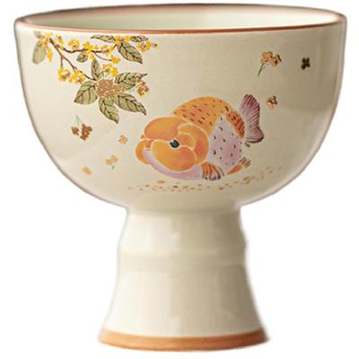 小清新手绘茶杯草木灰