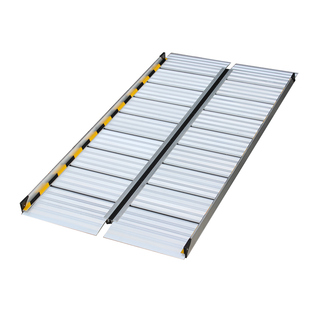 左右折叠移动坡道板板楼梯卸拉装货垫斜坡台阶铝合金踏板铝合金踏