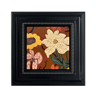 法式中古风数字油画diy填充涂色填色画手工绘高颜值客厅装饰挂画