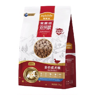 麦富迪鸭肉梨狗粮小型犬比熊泰迪冻干幼老年成犬粮去美毛泪痕专用
