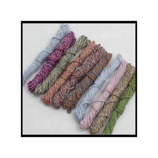 3号手搓棉线1.0mm 彩色文玩棉绳 手链手串编织缠线绳子diy材料