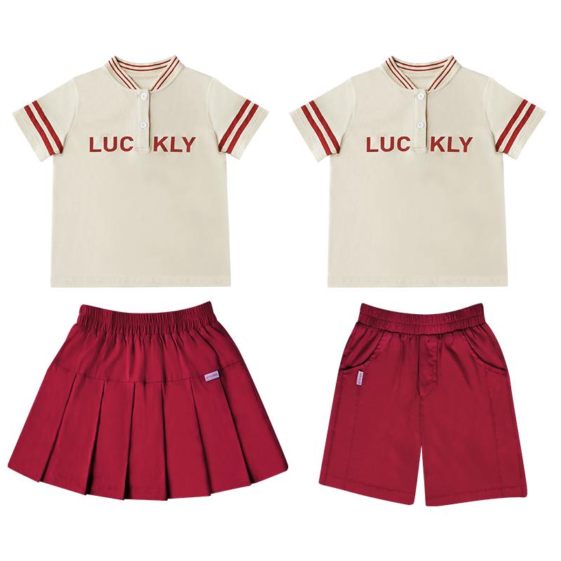 一年級小學(xué)生夏季純棉外套運動套裝童裝班服棒球服幼兒園服畢業(yè)