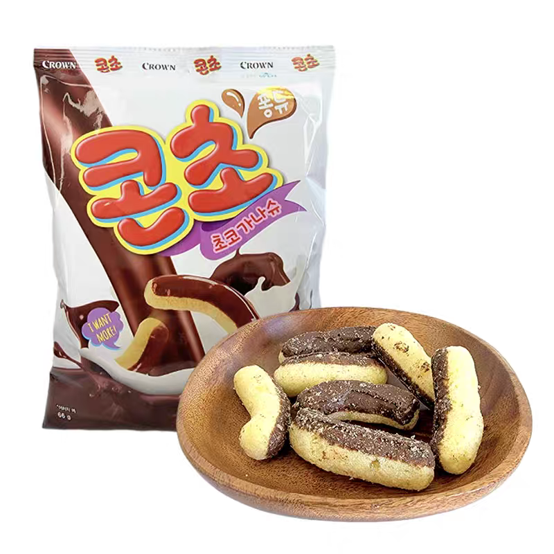 韩国脆条克丽安膨化条膨化食品