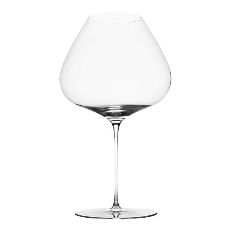Soul List无铅纯手工超薄葡萄酒杯红酒 黑领结红芯轻奢细杆水晶杯