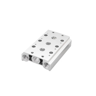 电磁阀底座4V210-08/06汇流板阀板100M200M-2F3F4F5F6F7F8F9F10F