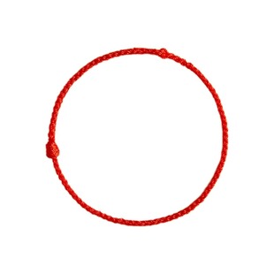 金刚结新年小红绳手工编织手链女生马年本命年红极细好运幸运