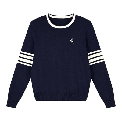 秋冬圆领正肩针织衫女2025年