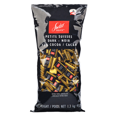 瑞士进口72%纯黑巧克力