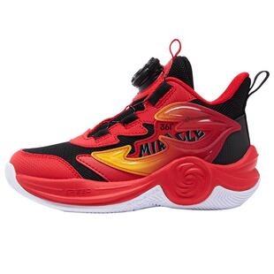 361童鞋男童篮球鞋2026年春新款红色新年密网小童运动鞋儿童鞋子