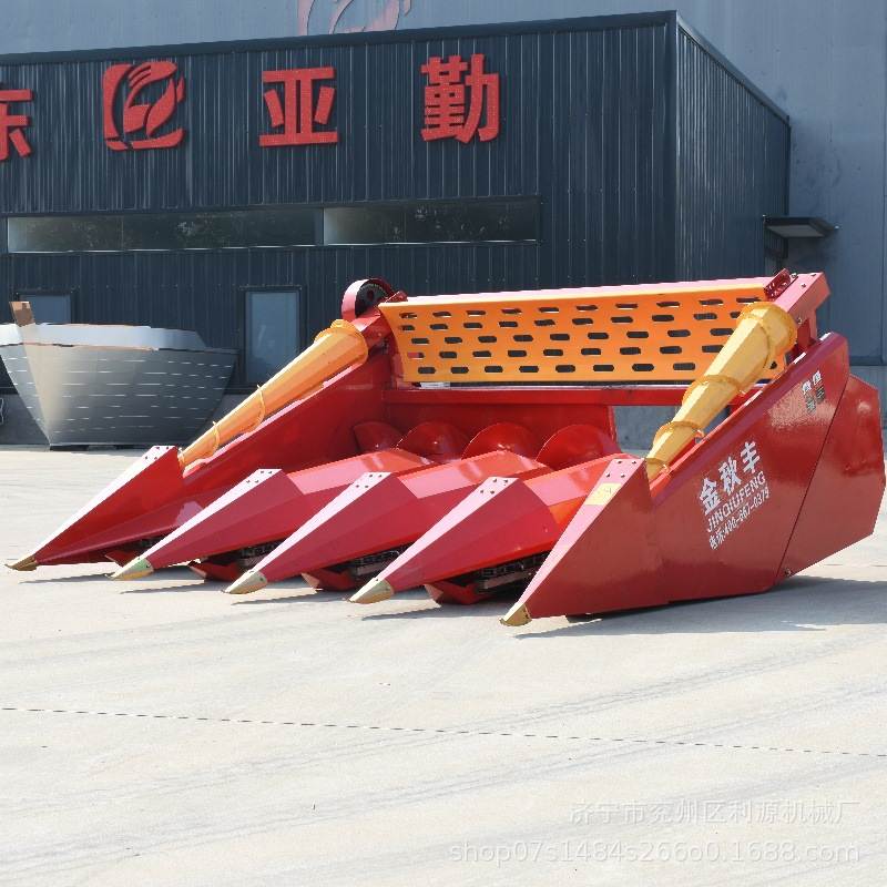 定制新款玉米杂粮割台 3行4行5行玉米收获机 轮式履带式通用割台