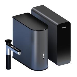 净小新熟水凉白开净水器直饮加热RO反渗透杀菌家用厨下净水机F600