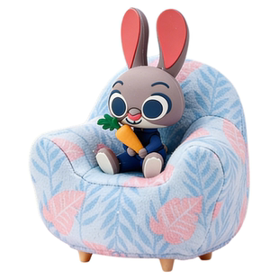 正版疯狂动物城小夜灯盲盒豹警官周边正版手办摆件毛绒沙发拍拍灯