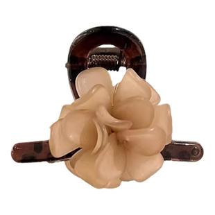 短发刘海小号抓夹女前额侧边发夹后脑勺小夹子花朵鲨鱼夹发卡头饰