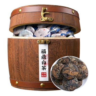 100个装白茶饼老寿眉500g礼盒装