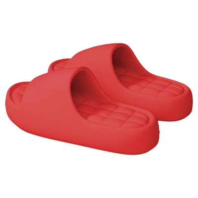 买一送一情侣拖鞋女士夏季室内家居厚底浴室防滑本命年红色凉拖男