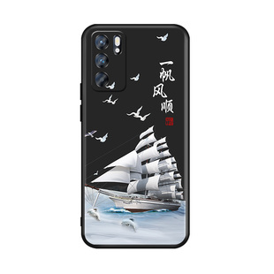 luckrider适用于opporeno6液态硅胶手机壳peqm00新款高级磨砂0pp0reno6全包防摔oporen06软壳网红oopreao6保