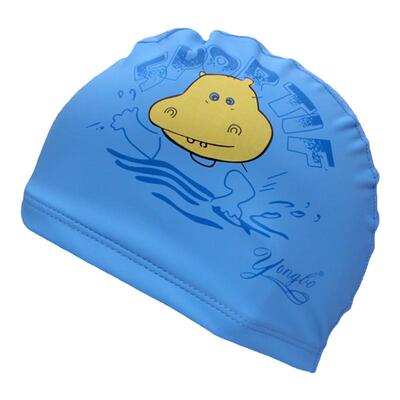 2021新款pu卡通泳帽防水护耳