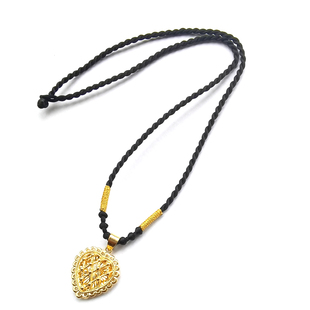 搭配黄金吊坠纯手编项链绳扣款不可调节女款锁骨链玉佩挂绳项链绳