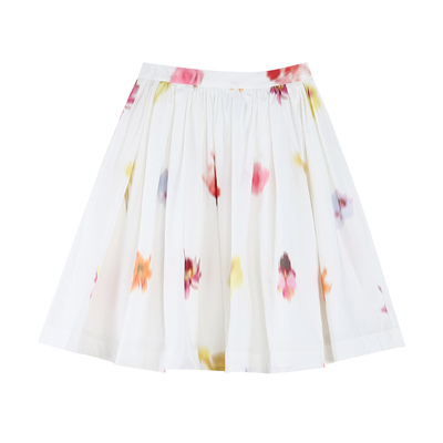 艺术花卉碎花半身裙小众a字裙