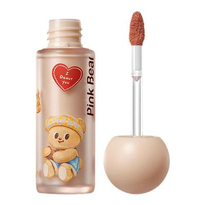 pinkbear黄油小熊唇釉口红裸色系